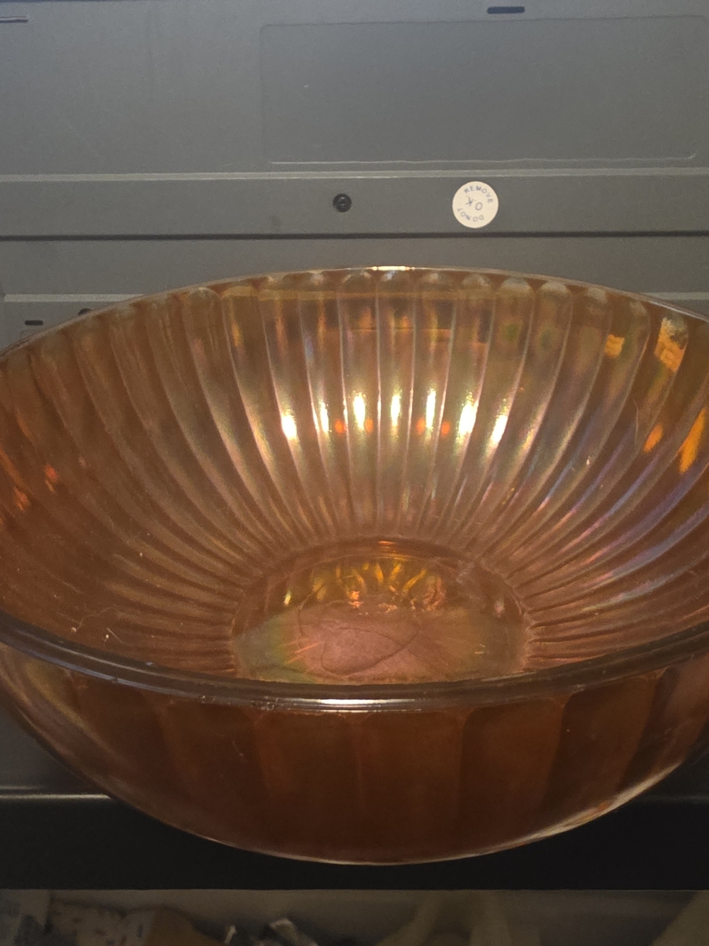 Vintage Imperial Glass Marigold Carnival Glass Berry Bowl